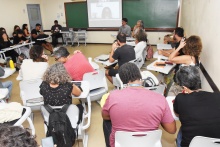 Evento realizado na sala F200-A. Fotógrafo Antônio Albuquerque.