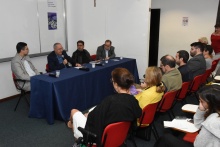 A abertura do encontro contou com a presença do Reitor Pe. Josafá Carlos de Siqueira S.J., do Vice-Reitor Pe. Álvaro Pimentel S.J. e dos decanos do CCS e do CTCH, professores Luiz Roberto Cunha e Júlio Diniz. Fotógrafo Antônio Albuquerque.