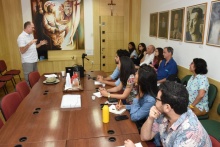 Encontro realizado na sala de reuniões do Decanato do CTCH. Fotógrafo Antônio Albuquerque.