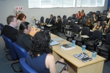 Também estiveram presentes os Professores Pedro Marcos Nunes Barbosa, Caitlin Sampaio e Daniela Vargas. Fotógrafo Antônio Albuquerque. Acervo do Núcleo de Memória.