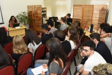 Seminário realizado na sala L501/8. Fotógrafo Antônio Albuquerque.