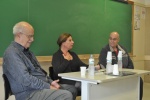 Encontro com historiadores realizado pelo Departamento de História da PUC-Rio. Prof. Falcon, profa. Flávia Maria Schlee Eyler (HIS) e prof. Antonio Edmilson Martins Rodrigues (HIS). 10/06/2011. Fotógrafo Antônio Albuquerque. 